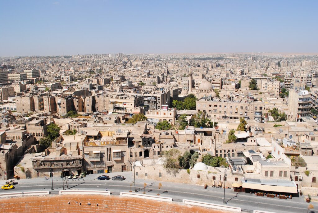The modern view of Aleppo