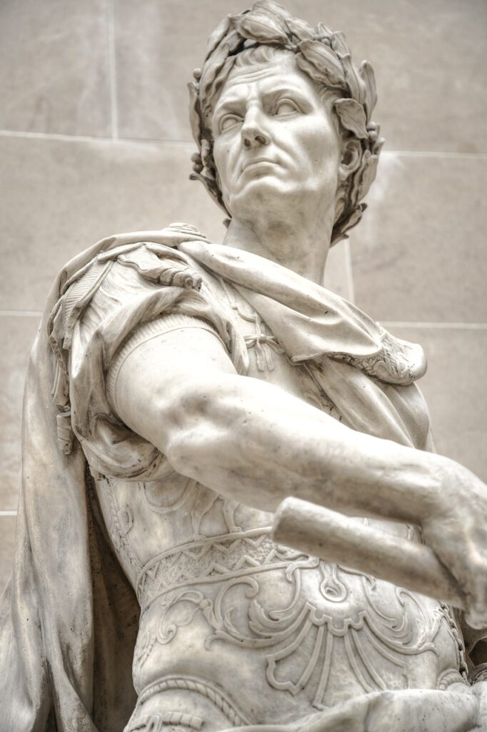 Statue of Julius Caesar, famous general and conqueror of Gaul