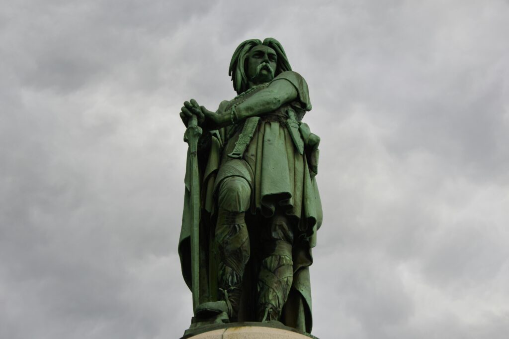 The statue of Vercingetorix