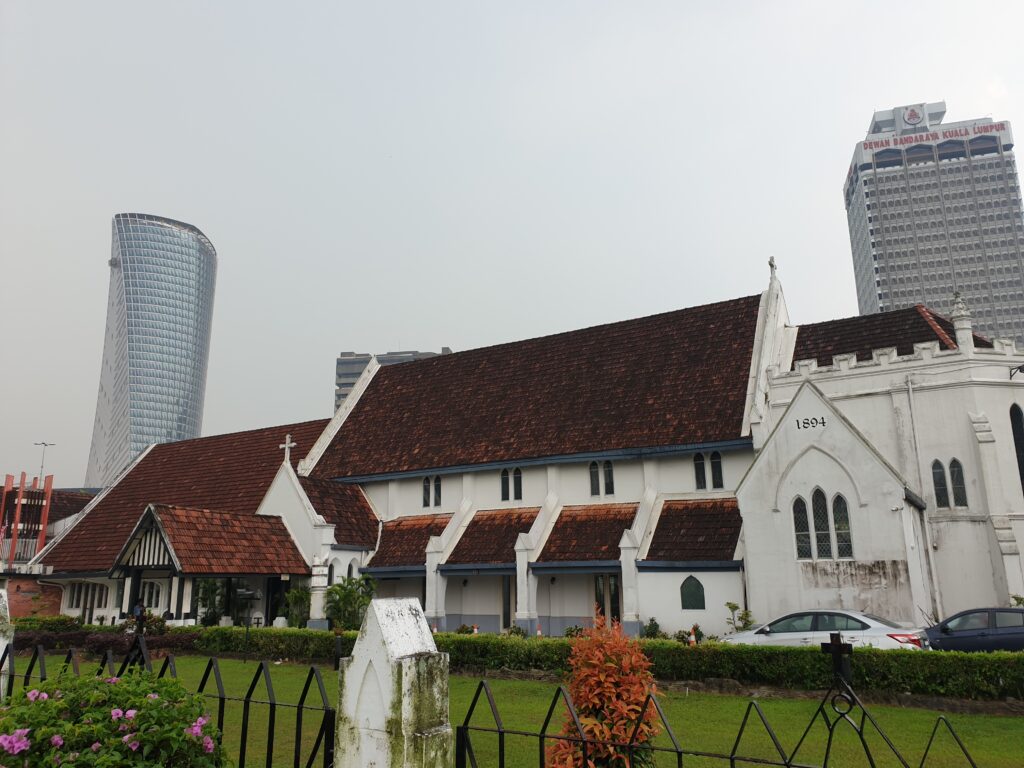 Saint Marry's Cathedral located in Kuala Lumpur, created during period of British Malaya