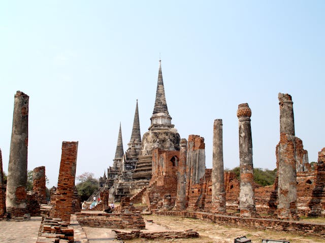 Ruins of temple taken from Ayutthaya Historical Park